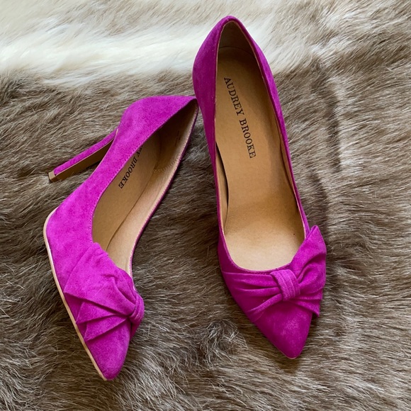Audrey Brooke Shoes - Audrey Brooke NWT heels suede